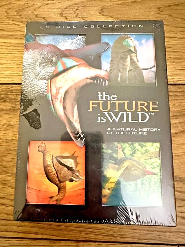 THE FUTURE IS WILD -3 Disc set DVDs -Total 327 minutes - European zones 2 -B. Region 2 Brand New