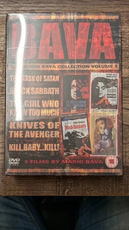 BAVA - The Mario Bava Collection Volume 1 - DVD Box Set - Region 2  Brand New