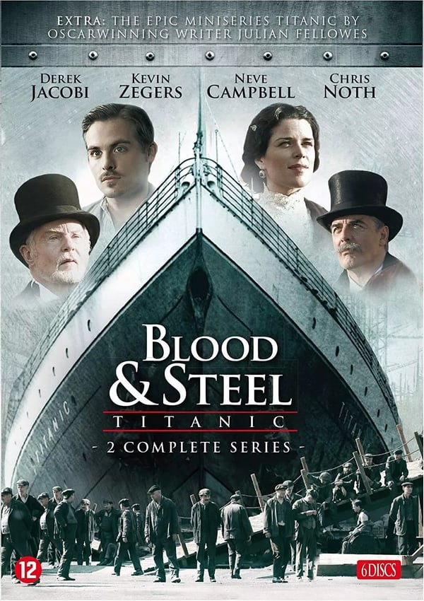 BLOOD AND STEEL TITANIC COMPLETE ITV TV MINI SERIES DVD COLLECTION COMPATIBLE Region 2 Brand New
