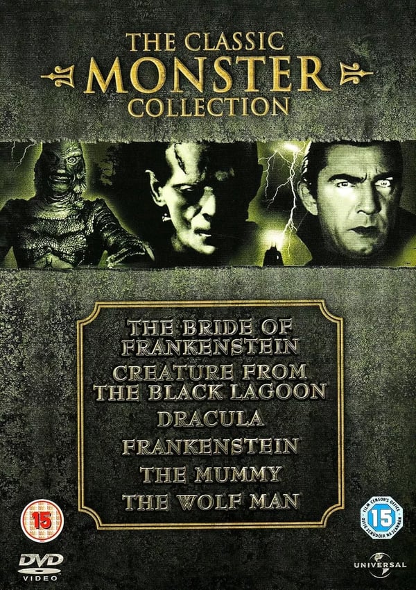 THE CLASSIC MONSTER COLLECTION DVD Region 2 Brand New THE CLASSIC MONSTER COLLECTION DVD Region 2 Brand New