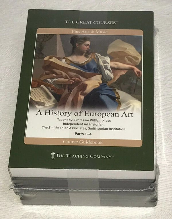 The HISTORY Of EUROPEAN ART : Fine Art & Music Course Guidebook & DVD Set - Region 2 Brand New The HISTORY Of EUROPEAN ART : Fine Art & Music Course Guidebook & DVD Set - Region 2 Brand New