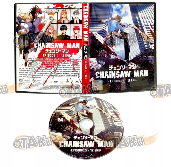 CHAINSAW MAN - ANIME TV SERIES DVD BOX SET (1-12 EPS) (ENG DUB) SHIP FROM Region 2  Brand New