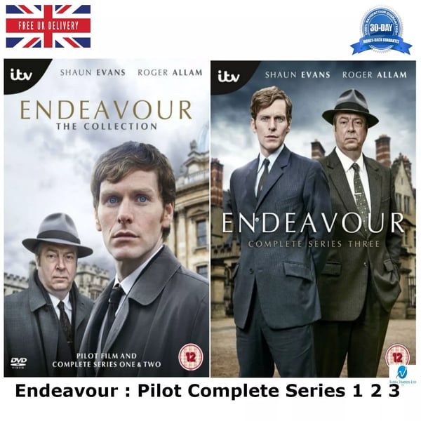 Endeavour: Kausi 1-3 & Pilotti (DVD) – Koko Kokoelma