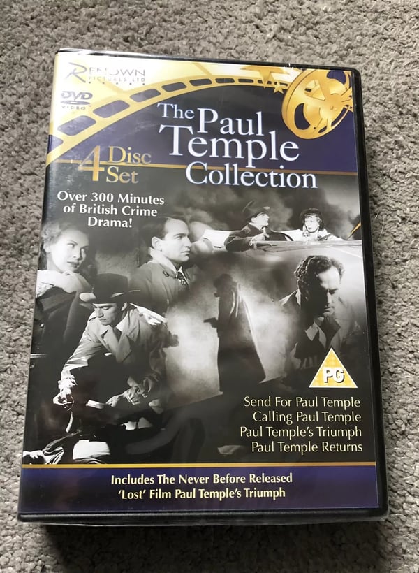 The Paul Temple Collection DVD complete Box Set Anthony Hulme Joy Shelton Region 2 Brand New The Paul Temple Collection DVD complete Box Set Anthony Hulme Joy Shelton Region 2 Brand New