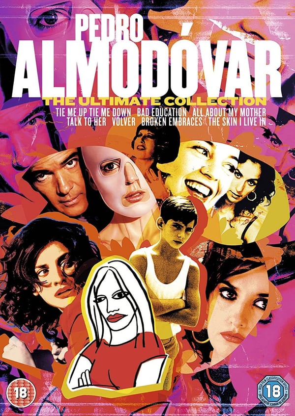 Pedro Almodovar: The Ultimate Collection [18] DVD Box Set Region 2 Brand New