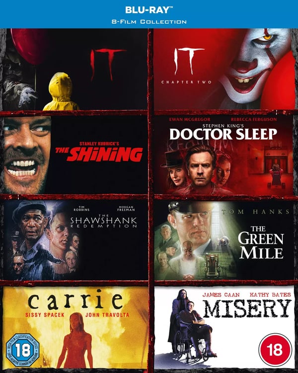 Stephen King 8-Film Collection [18] Blu-ray Box Set