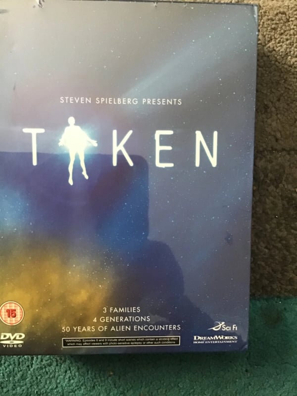 Taken - complete collection.region 2. Steven Spielberg.6 discs. Brand New