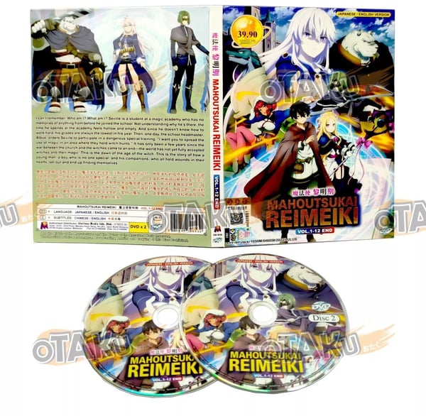 Mahoutsukai Reimeiki - Anime TV-sarja DVD (12 Jaksoa) (Englanniksi dubattu)