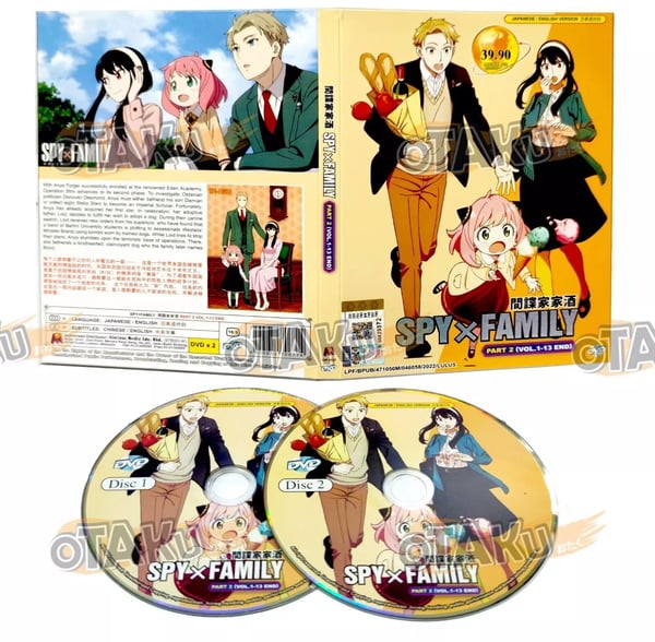 SPY--FAMILY (PART 2) - ANIME TV SERIES DVD (1-13 EPS) (ENG DUB) SHIP FROM Region 2 Brand New