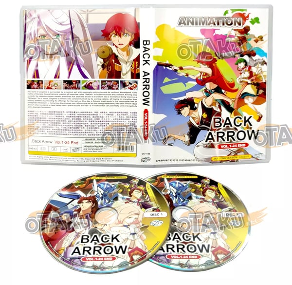 BACK ARROW - COMPLETE ANIME TV SERIES DVD (1-24 EPS) (ENG DUB) SHIP FROM Region 2 Brand New
