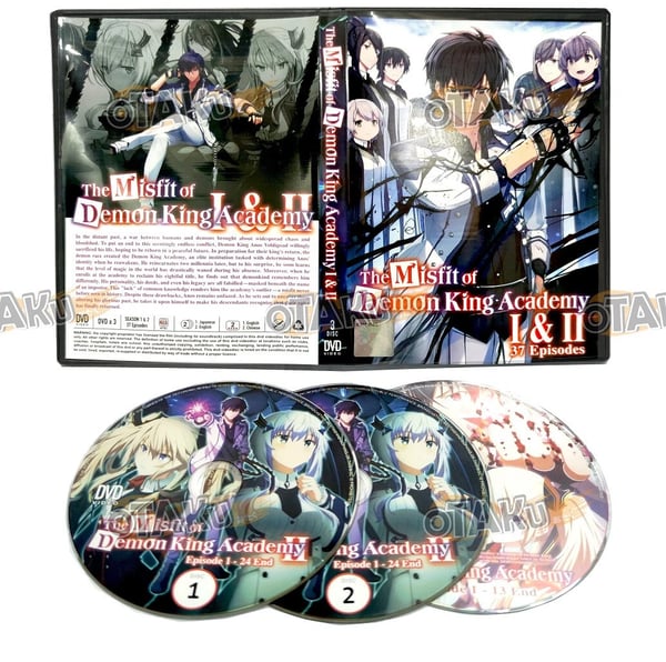 THE MISFIT OF DEMON KING ACADEMY (SEASON 1+2) - TV DVD (1-37 EPS) SHIP FROM Region 2 Brand New
