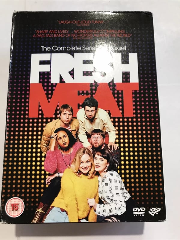 Fresh Meat - Series 1-4 - Complete (DVD, 2016) Seasons Box Set Region 2 Brand New Fresh Meat - Series 1-4 - Complete (DVD, 2016) Seasons Box Set Region 2 Brand New