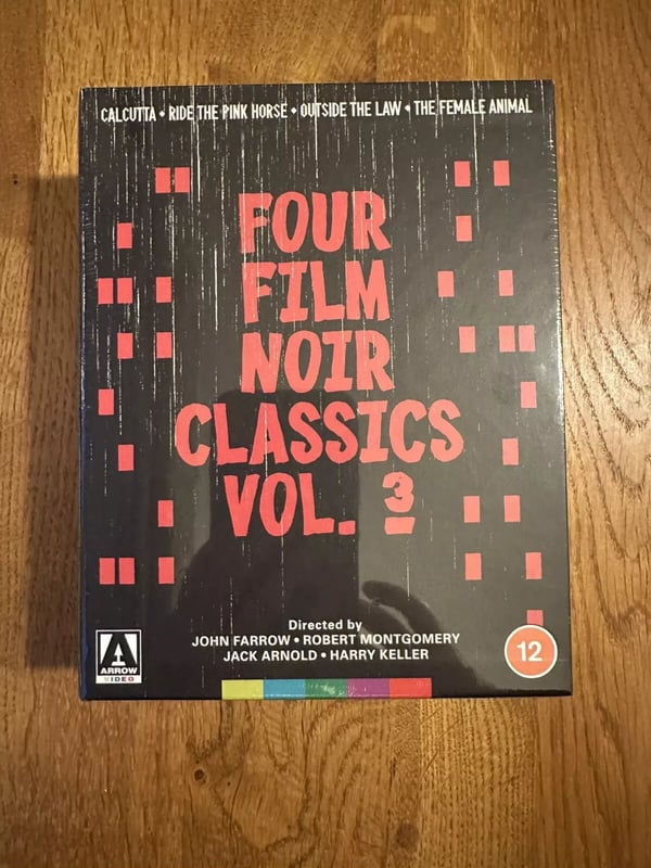 • Four Film Noir Classics: Volume 3 Limited Edition Blu-ray Box Set ⭐️ Region 2 Brand New