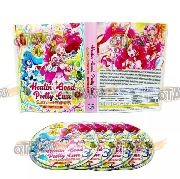 HEALIN' GOOD PRETTY CURE - ANIME TV SERIES DVD BOX SET (1-45 EPS) SHIP FROM Region 2 Brand New