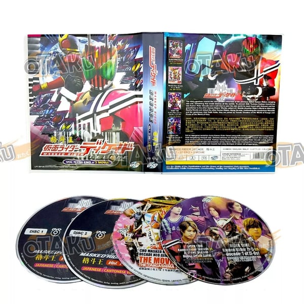 MASKED RIDER DECADE - TV SERIES DVD BOX SET (1-31 EPS + 3 MOVIES) SHIP FROM Region 2 Brand New MASKED RIDER DECADE - TV SERIES DVD BOX SET (1-31 EPS + 3 MOVIES) SHIP FROM Region 2 Brand New