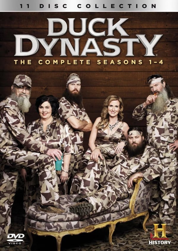 DUCK DYNASTY COMPLETE SERIES 1-4 DVD COLLECTION SEASON 1 2 3 4 Region 2 Brand New