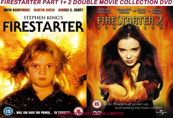 FIRESTARTER PART 1+ 2 DOUBLE MOVIE COLLECTION DVD One Two First Second R2 Region 2 Brand New FIRESTARTER PART 1+ 2 DOUBLE MOVIE COLLECTION DVD One Two First Second R2 Region 2 Brand New