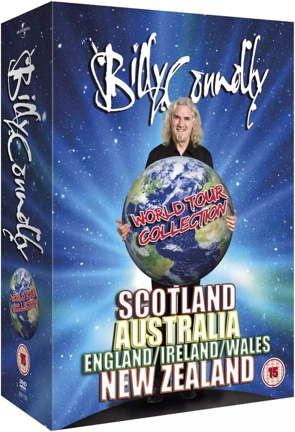BILLY CONNOLLY WORLD TOUR COLLECTION BOX SET Fast Shipping Region 2 Brand New