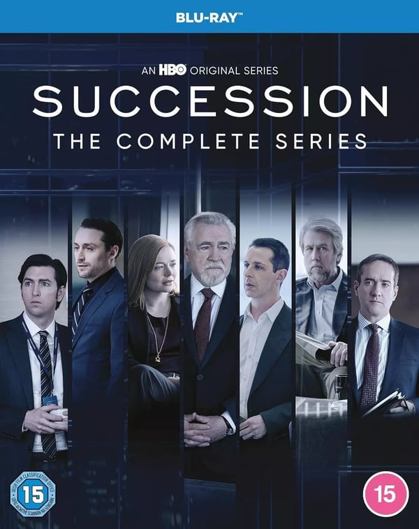 Succession: The Complete Series [15] Blu-ray Box Set Shrink Wrapped Region 2 Brand New