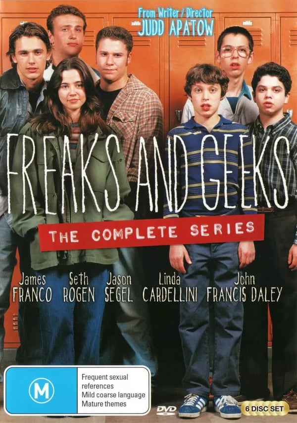 FREAKS AND GEEKS COMPLETE SERIES DVD Seth Rogen James Franco R2 Region 2 Brand New