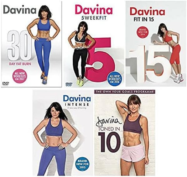 Kom i form og gå ned i vekt med Davina Volum 2 DVD-samling R2