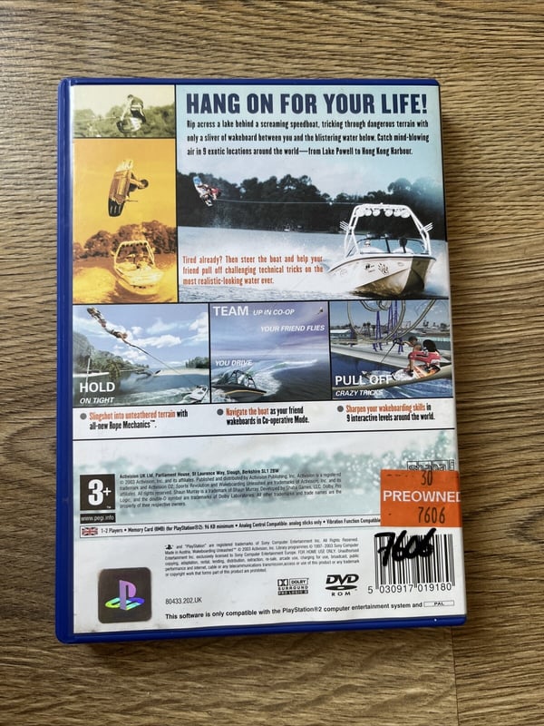 Wakeboarding Unleashed Shaun Murray Sony PS2 Playstation 2 (Pre-Owned)