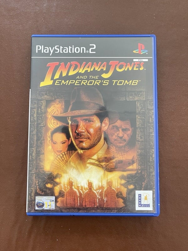 Indiana Jones &amp; the Emperor's Tomb Sony PS2 Playstation 2 (Pre-Owned)