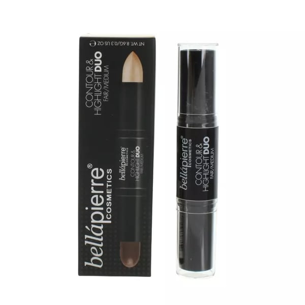 BellaPierre Contour & Highlight Duo Fair/Medium Face Highlighter Contour Kit