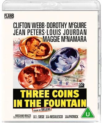 Three Coins in the Fountain DVD (2022) Clifton Webb, Negulesco (DIR) cert U 2 Brand New