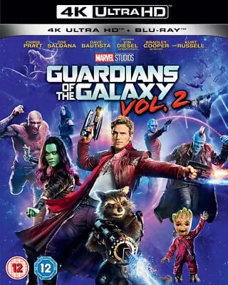 Guardians of the Galaxy: Vol. 2 [12] 4K UHD Brand New