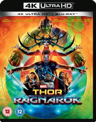Thor: Ragnarok 4K UHD + BLU RAY + SLIPCOVER + + Brand New