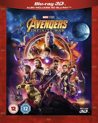 Avengers: Infinity War [12] Blu-ray 3D Brand New
