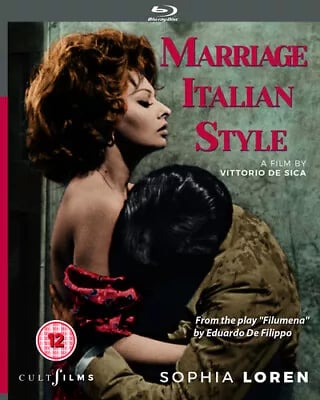 Marriage Italian Style Blu-Ray (2017) Sophia Loren, De Sica (DIR) cert 12 Brand New