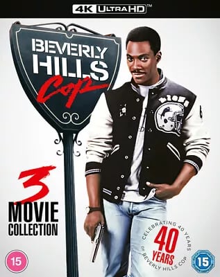 Beverly Hills Cop: 3-Movie Collection [15] 4K UHD Box Set Brand New