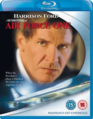 Air Force One DVD (2007) Harrison Ford, Petersen (DIR) cert 15 Blu-ray Brand New