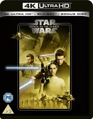 Star Wars: Episode II - Attack of the Clones Blu-ray (2020) Ewan McGregor, Brand New