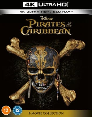 Pirates of the Caribbean: 5 elokuvan kokoelma 4K UHD Box Set Pirates of the Caribbean: 5 elokuvan kokoelma 4K UHD Box Set
