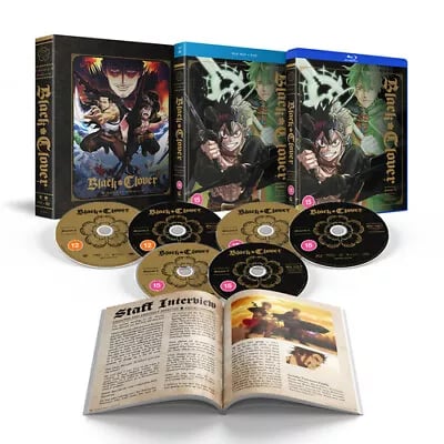 Black Clover: Season 4 Blu-ray (2022) Tatsuya Yoshihara cert 15 6 discs Brand New