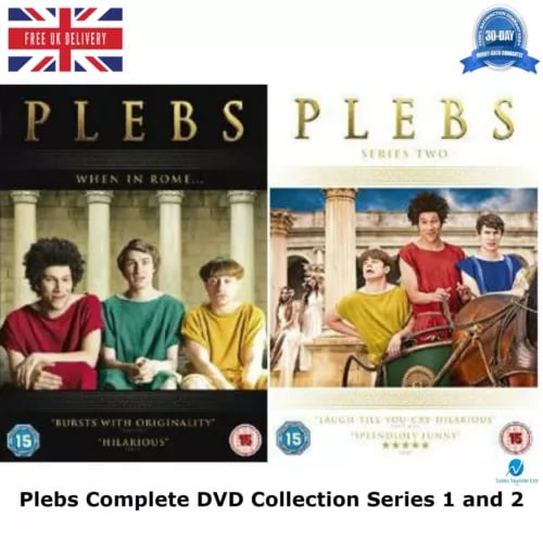 PLEBS Kausi 1-2 Kokoelma TV-sarja Boksipaketti DVD PLEBS Kausi 1-2 Kokoelma TV-sarja Boksipaketti DVD