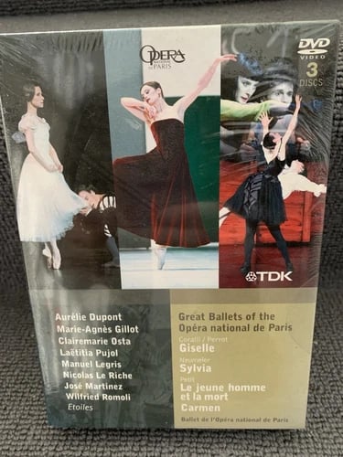Great Ballets Of The OPERA NATIONAL de PARIS: Giselle - Sylvia Carmen Le Jeune.. Region 2  Brand New