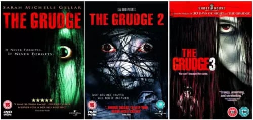 GRUDGE TRILOGY DVD ALL 3 MOVIES PART 1 2 3 COLLECTION R2 Region 2 Brand New