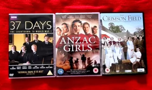 WW1 DVD-boks: 37 Days, Anzac Girls, The Crimson Field WW1 DVD-boks: 37 Days, Anzac Girls, The Crimson Field