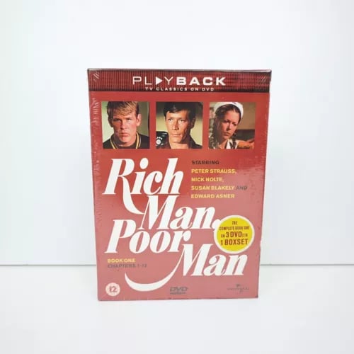 Rich Man Poor Man: Sæson 1 (Kapitel 1-12) - TV-serie på DVD