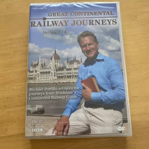 Great Continental Railways Journeys Series 1 2 3 4 DVD BBC Boxset 1-4 PAL Region 2 Brand New