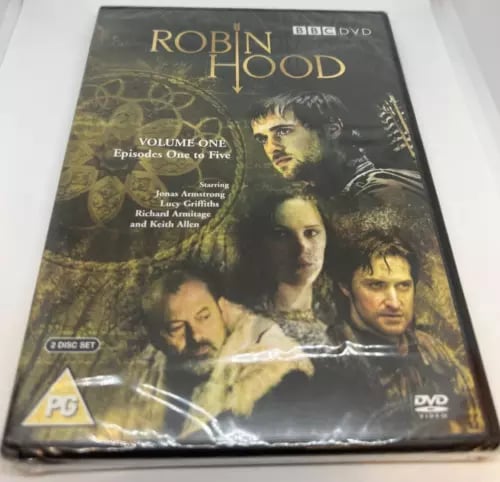 Robin Hood Volume One Episodes One to Five BBC DVD 2 Discs Region 2 Brand New