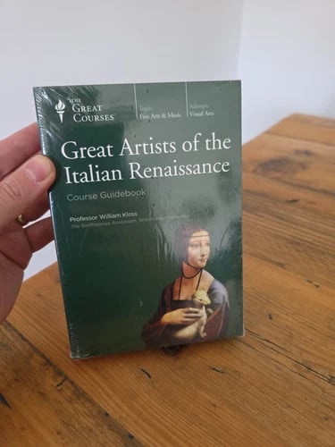 The Great Courses: Great Artists Of The Italian Renaissance DVDs And Book Region 2 Brand New