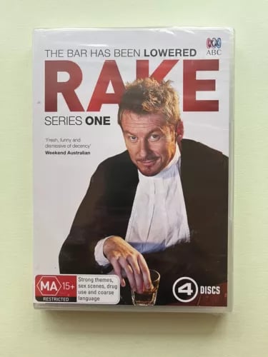 Rake, Series One DVD, (2014) Season 1, Australian import, Region 4, Brand New