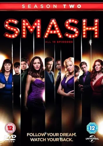 SMASH COMPLETE SERIES 2 DVD 2nd Second Season Two BOX SET Region 2 Brand New