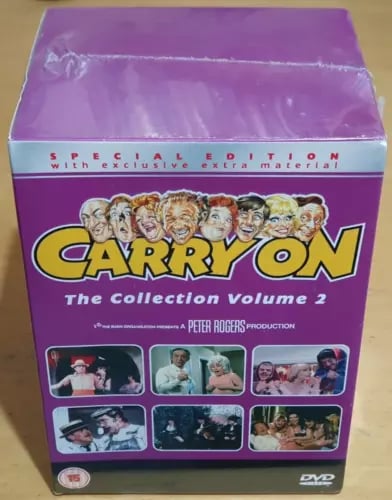 Carry On The Collection Volume 2 Special Edition DVD Box Set PAL Region 2 Brand New