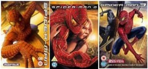 SPIDER MAN TRILOGY DVD TRIPLE PACK PART 1 2 3 TOBY MCGUIRE SPIDERMAN R2 Region 2 Brand New